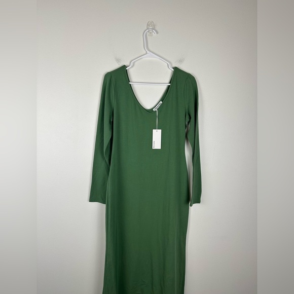 Reformation Green Dari Knit Maxi Dress Sz XL - Picture 4 of 8